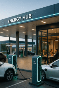 stații încărcare EV benzinării România