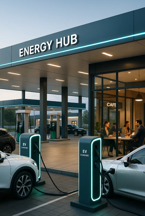 stații încărcare EV benzinării România