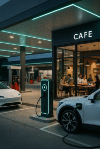 stații încărcare EV benzinării România