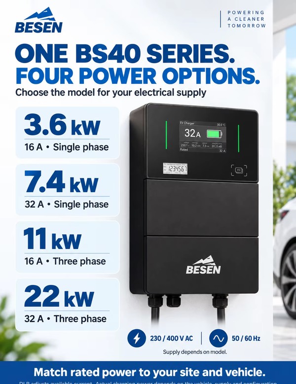 Wallbox solar BESEN BS40 – nu mai sare siguranța · încărcare din surplus solar - imagine 2