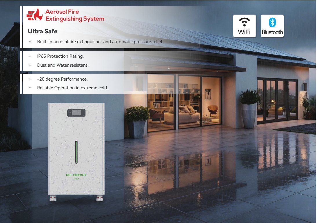 GSL Energy baterie de podea 32,15 kWh IP65